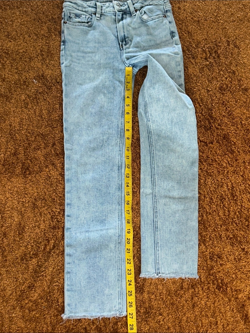 PAIGE Light Wash High-Rise Straight Leg Jeans - Picture 4 of 9